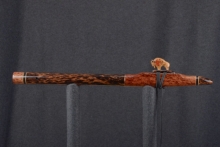 Southeast Asian Rosewood Burl Native American Flute, Minor, Mid G-4, #T7K (2)